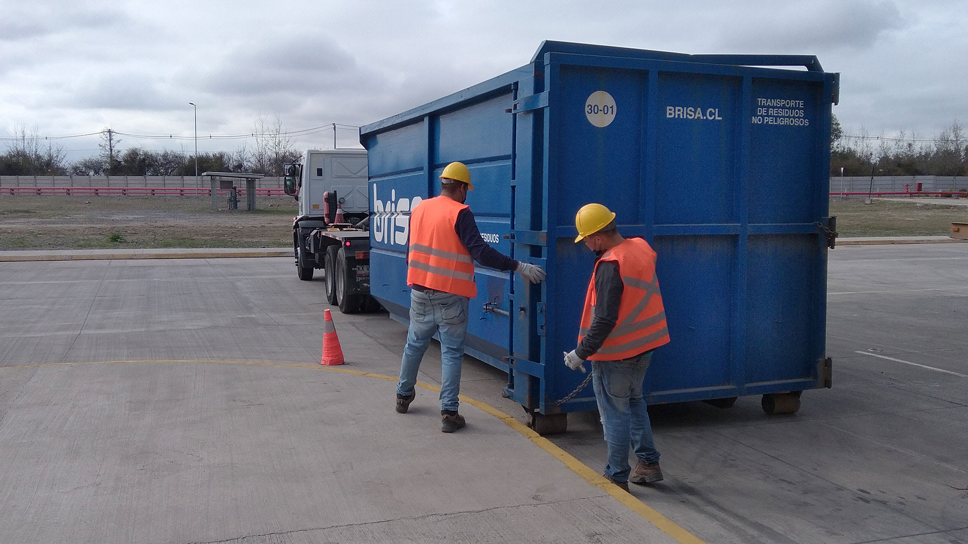 Destrucción de Mermas: Camión transporte seguro Brisa
